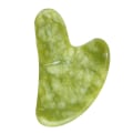 Pikkukuva 1 / 4: Sydän Gua Sha -kaavin hierontatyökalu, Todellinen vihreä jadekivi Gua Sha -lauta koko kehon rentoutumiseen, luonnolliset liipaisupisteen syväkudoshoidon työkalut