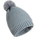 Miniatyrbild 5 av 5: Toddler Baby Hatt & Vantar Set Vinter Varm Stickad Hatt Pom Pom Beanie för Pojkar Flickor 1 Hatt + 1 Par Vantar (Grå)