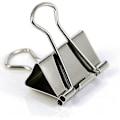 Miniatyrbilde 1 av 2: RYI)Organiser enkelt: Ekstra store permklemmer, 2,5 cm (48-pakning) - Store papirklemmer for kontorbruk, i elegant sølvfinish