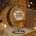 Miniatyrbilde 1 av 5: LED-lys Stjerne Epler Glass Form Dekorasjon Lys Juledekorasjoner For iPhone USB Varmt Hvit Warm White For IPhone USB