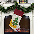 Miniatyrbillede 2 af 5: 5 stk. 18\" Jule Strømper Klassisk Store Strømper Julemand, Snemand Julefigurer til Familieferie Julefest Dekorationer
