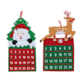 Miniatyrbillede 2 af 4: 2 stk Juletræspynt Julekalender Nedtællingskalender Pynt Rensedyr Julekalender