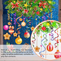 Miniatyrbild 3 av 5: Julklappsstickers för vägg. Dekaler för semesterdekoration för vardagsrum, kök, glasfönster