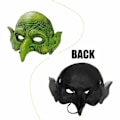 Pikkukuva 2 / 5: Noidan naamio Vihreä Goblin Naamio Halloween Karnevaali Juhla Asu