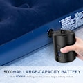 Miniatyrbillede 3 af 5: Bærbar Luftpumpe, USB Genopladelig Hurtig-Fyldning Inflator Deflator Luftmadrasser Padlebåde Luftmadrasser Oppustelige