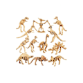 Miniatyrbilde 2 av 3: 12 stk Mini Dinosaur Skjelettmodell Leke Simulering Arkeologisk Utgraving Dinosaur Skjelett Håndverk 8*5*2cm