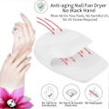 Miniatyrbild 2 av 5: Nagellacksfläkt för Vanligt Nagellack, Portabel Nageltork Nagellackskonst Maskin Snabbtorkande Nagellack Gel Naglar