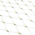 Miniatyrbillede 1 af 5: 96 LED Lysnet Lysgardin Kæde Varmt Hvid Dekoration Lampe Indendørs Og Udendørs Jul Bryllup Med Stik
