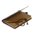 Miniatyrbillede 3 af 5: Delikat Cool Klassisk Vintage Læderbundet Tomme Sider Journal Dagbog Notesbog