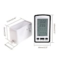 Miniatyrbilde 5 av 5: Trådløs regnmåler værstasjon innendørs/utendørs temperaturlogger M13