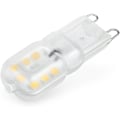 Miniatyrbild 2 av 5: G9 3W LED-lampor G9 Bi-Pin-sockel 3W 110V Varmvit LED-lampor för landskapsbelysning, 10-pack, Klar kupa