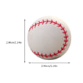 Pikkukuva 3 / 3: 20 kpl Pomppupalloja Baseball-kuviolla Hyppivät Pallot Luovat Palloja Punainen 2,9X2,9CM Red 2.9X2.9CM