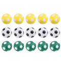 Miniatyrbilde 1 av 3: 15 stk Bordfotball Fotballer Erstatningsballer Interessant Mini Bordfotballspill Ball Tilbehør 3.6X3.6CM