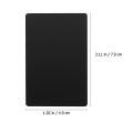 Pikkukuva 4 / 4: 50 kpl Merkkikoneen Liiketoiminta Alumiinilevy Liiketoiminnan Painokortit Musta 7,9X4,9X0,1CM Black 7.9X4.9X0.1CM