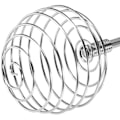 Miniatyrbillede 2 af 5: Rustfrit Stål Twirl Pisk Multi-rolle Hånd Spiral Æggepisker Manuel Mixer Ballonformet Pisk Kartoffelmoser Køkken Bageværktøj Gadgets