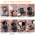 Miniatyrbillede 3 af 5: DIY Aromaterapi Stearinlys | Hjemmelavet Duftlys Luftfrisker Mainstays Teelys Hjemmelavet Aromaterapi DIY Stearinlyskit Kit