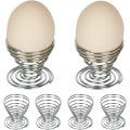 Miniatyrbilde 1 av 2: 6 stk. Spiral Egg Kopper I Rustfritt Ståltråd