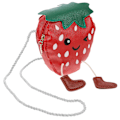 Miniatyrbilde 2 av 4: Skråveske med koselig motiv, Skulderveske for jenter, Rød Red M