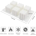 Miniatyrbillede 5 af 5: Terningforme, Silikonform Bage Chokolade Kage Og Lavning Af 3D Håndlavede Lys, DIY Værktøjer Til Mousse Dessert Gele Is 6 Hulrum 6 Cavity