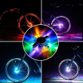 Miniatyrbilde 4 av 5: Sykkelhjul LED-lys Vanntett Sykkelhjul Belysning Mønstre Flerfarget Skift For MTB Sykkel
