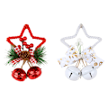 Miniatyrbillede 1 af 5: 3 stk Julepynt Jingle Bells, Metal Pentagram Klokke, til Juletræ Hængende Pynt
