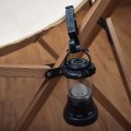 Miniatyrbillede 4 af 4: Let Krog, udendørs Telt Baldakin Klud Klips Krog Multifunktionelt Udendørs Campingudstyr Tilbehør Praktisk Tøjklemme (8 stk., sort)