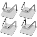 Miniatyrbilde 2 av 5: Multifunksjonell Lim-krok uten boring 4 stk Kjøkken Svamp Holder Multibruks Krok Kjøkkenvask Holder For Svamp Skrapere Håndkle Holder Børst Dis