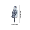Miniatyrbillede 2 af 5: LED Lysende Pingvin Julepynt Have ILLuminous Dekoration Akryl 1 stk