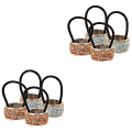 Miniatyrbillede 3 af 4: 12 stk Enkle Rhinestone Hårbånd Elastiske Hårbånd Kreative Hestehale Spænder Til Kvinder Piger 2 stk 8 pcs M
