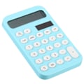 Miniatyrbillede 1 af 4: Skrivebords-Tæller, 12-cifret Stor LCD-Skærm Standard Funktion Skrivebords-Tæller Bærbar Sød Tæller til Hjemmekontor, Blå Blå