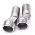 Miniatyrbilde 3 av 5: S-kobling 1/2 tomme hann til 3/4 tomme hann gjenge offset adapter monteringsutstyr for baderomsvegg klofot badekar armatur eksponert dusjsystem (2 stk,