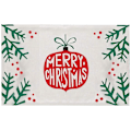 Miniatyrbild 1 av 5: Bordsplaceringsunderlägg God Jul Tvättsbart Tygunderlägg För Matrum Köksbord Dekoration Bordsskydd Dekorativt