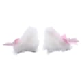 Miniatyrbillede 1 af 3: 1 Par Cosplay Fancy Katteører Hårklip Med Klokke Sød Katteøre Hårnål Hvid 9x8cm White 9x8cm