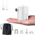 Miniatyrbillede 1 af 5: Elektrisk Luftpumpe - Bærbar Luftpumpe Batteri USB Genopladelig til at Blæse Op og Af for Svømmebøjle, Pool-Flydere, Vakuum Opbevaringsposer