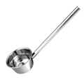 Miniatyrbillede 1 af 4: Multifunktionel Langskaftet Øse i Rustfrit Stål Havevandingsske Køkken Vandskuffe Sølv 35*16 Silver 35*16cm