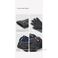 Miniatyrbillede 4 af 5: Vinterhandsker Touchscreen Dobbeltlags Elastisk Termisk Strikket Foring Varme Handsker til Koldt Vejr Gray large size touch screen Male/Young Student