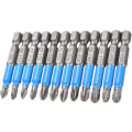 Miniatyrbilde 1 av 5: Magnetisk Phillips Skrutrekker Bitsett Sekskant Phillips Hode Drive Bit Kryssspor Skrutrekker Bor Bit (1 sett (12 stk))