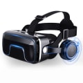 Miniatyrbillede 1 af 5: VR Virtual Reality VR Headset 3D Briller Headset Hjelme VR Briller til TV, Film & Videospil Kompatibel med iOS, Android &Support