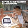 Pikkukuva 4 / 4: Suurennuslasi heikkonäköisille 3x koko sivun handsfree valolla_RY