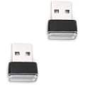 Miniatyrbilde 3 av 3: 3 stk Mini USB LED Lys Bil Atmosfærisk Belysning For Bærbar PC Tastatur Power Bank Bærbar Nattlys (rød) 2pcs