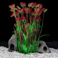 Miniatyrbilde 1 av 5: Store Akvariumsplanter Kunstig Plast Fiskedam Planter Dekorasjon Ornament for Alle Fisk