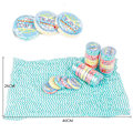 Miniatyrbillede 2 af 2: Mini Vaskeserviet af Non-woven stof - Tryllehåndklæde - Komprimeret Håndklæde - 10 stk./sæt (assorterede farver)