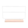 Miniatyrbilde 3 av 3: Ørepynt Stativ Ørepynt Display Stativ Soverom Display Stativ Smykke Oppbevaringsstativ Halskjede Display H White 20.5X14cm