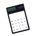 Miniatyrbillede 1 af 3: Kontorregnemaskiner Studentregnemaskine Solcelle Regnemaskine Transparent Touch Regnemaskine Regnemaskine Black 11.9 x 8.1 x 0.5cm