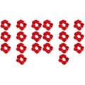Miniatyrbillede 1 af 3: 30 stk. Julehårsscrrunchies Elastisk Hårelastik Mode Hårtilbehør Til Pige 20 stk 10X10cm 20 pcs 10X10cm