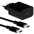 Miniatyrbilde 2 av 2: 2-pakning - Lader for Samsung 25W - Adapter+Kabel USB-C Hurtiglader_ryy