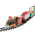 Miniatyrbillede 4 af 5: Juletog med Elektrisk Jernbane, Lyd og Forlygter, Julegave til Børn