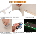 Miniatyrbilde 5 av 5: 1 stk LED Cornhole-lys, Fjernkontroll Cornhole-brett Kant og Ring LED-lys, 16 Farger Endres av Deg Selv, Flott Tillegg til å Spille Beanbag Toss
