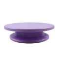 Miniatyrbilde 1 av 3: PP Plast Kake Stativ DIY Kaker Dekorasjon Dreieskive Manuell Roterende Rund Form Kake Dreieskive Ba Purple