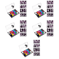 Miniatyrbillede 2 af 3: 5 Sæt Halloween Makeup Pigment Vandfast Ansigtsmaling Pigment Ansigtsmakeup Værktøjer 5 Sæt 14,5x11cm 5 Sets 14.5x11cm
